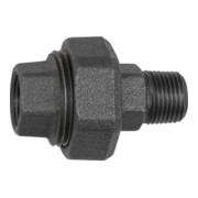 Riegler Verschr. 341, konisch dicht., R 1 1/2, Rp 1 1/2, Temperg. schw.