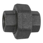 Riegler Verschraubung 330, flachdicht., Rp 1 1/2, Rp 1 1/2,Temperg. schw.-1