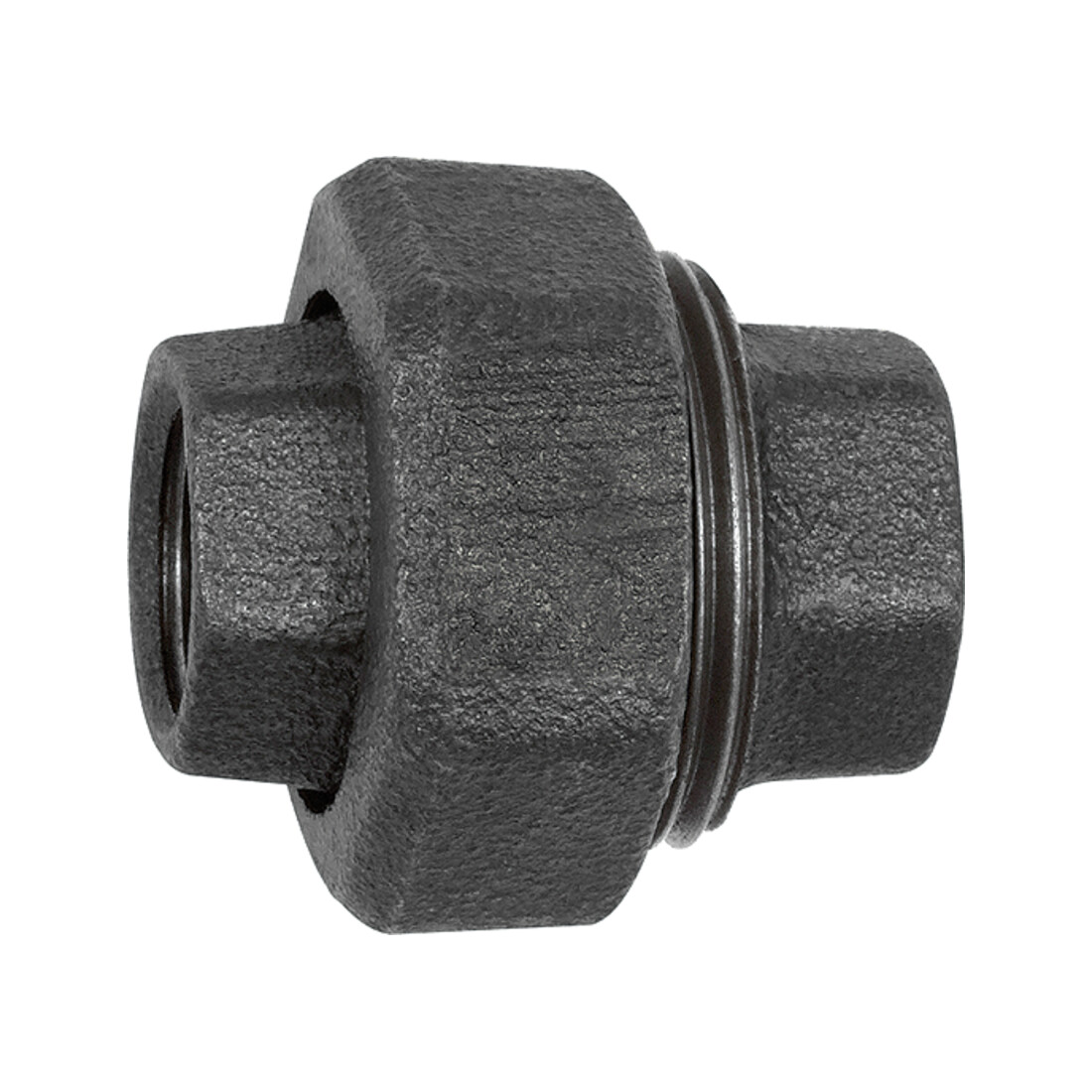 Riegler Verschraubung 340, konisch dicht., Rp 3/4, Rp 3/4, Temperg. schw.