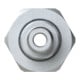 Riegler Verschraubung 341, IG/AG, Rp/R 3/4, schw. Temperguss feuerverz.