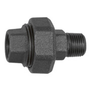 Riegler Verschraubung 341, konisch dicht., R 3, Rp 3, Temperg. schw.-1