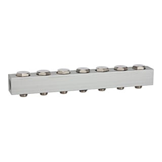 Riegler Versorgungsleiste für Wegeventile, mit 7 Ventilpositionen, G 1/4