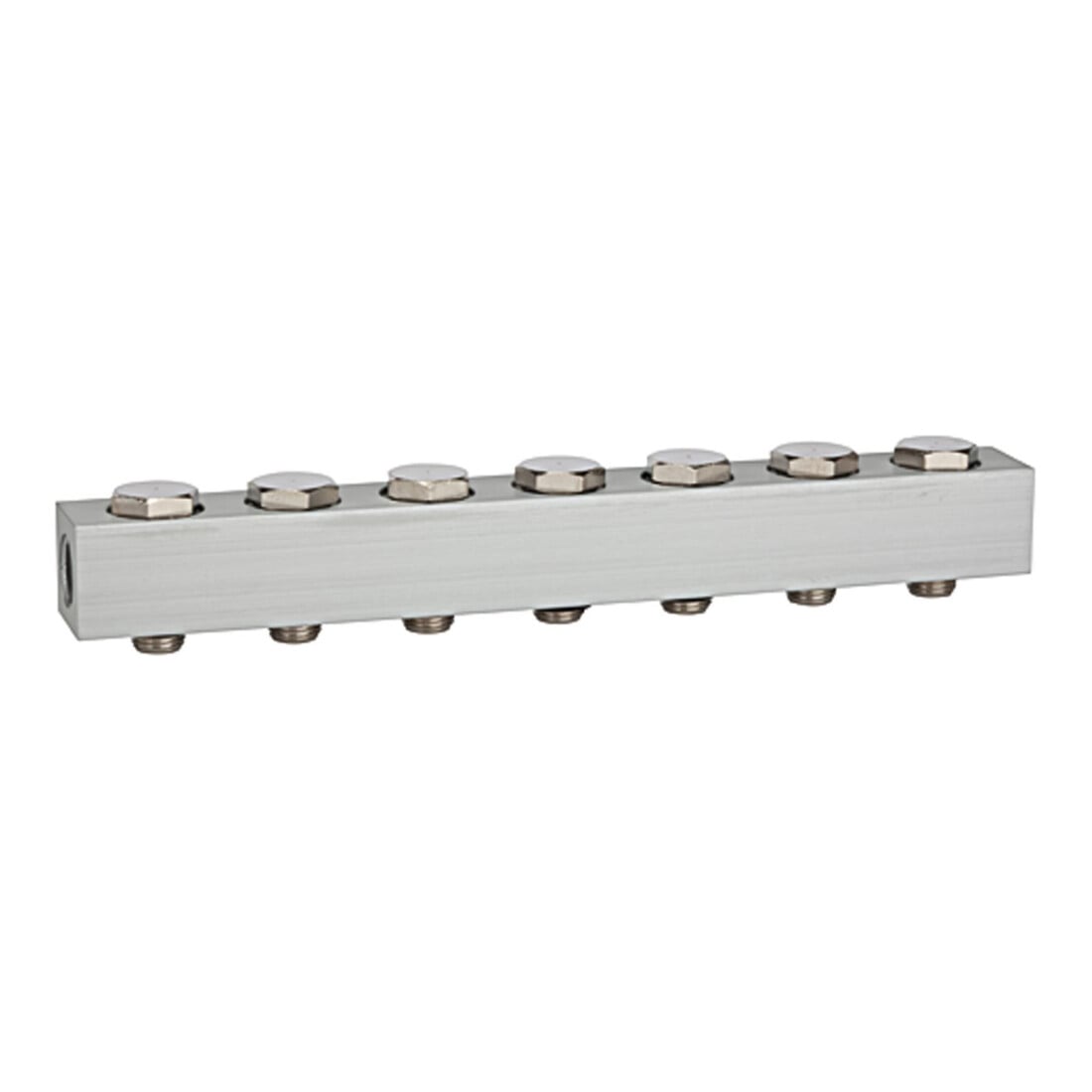 Riegler Versorgungsleiste für Wegeventile, mit 7 Ventilpositionen, G 1/4
