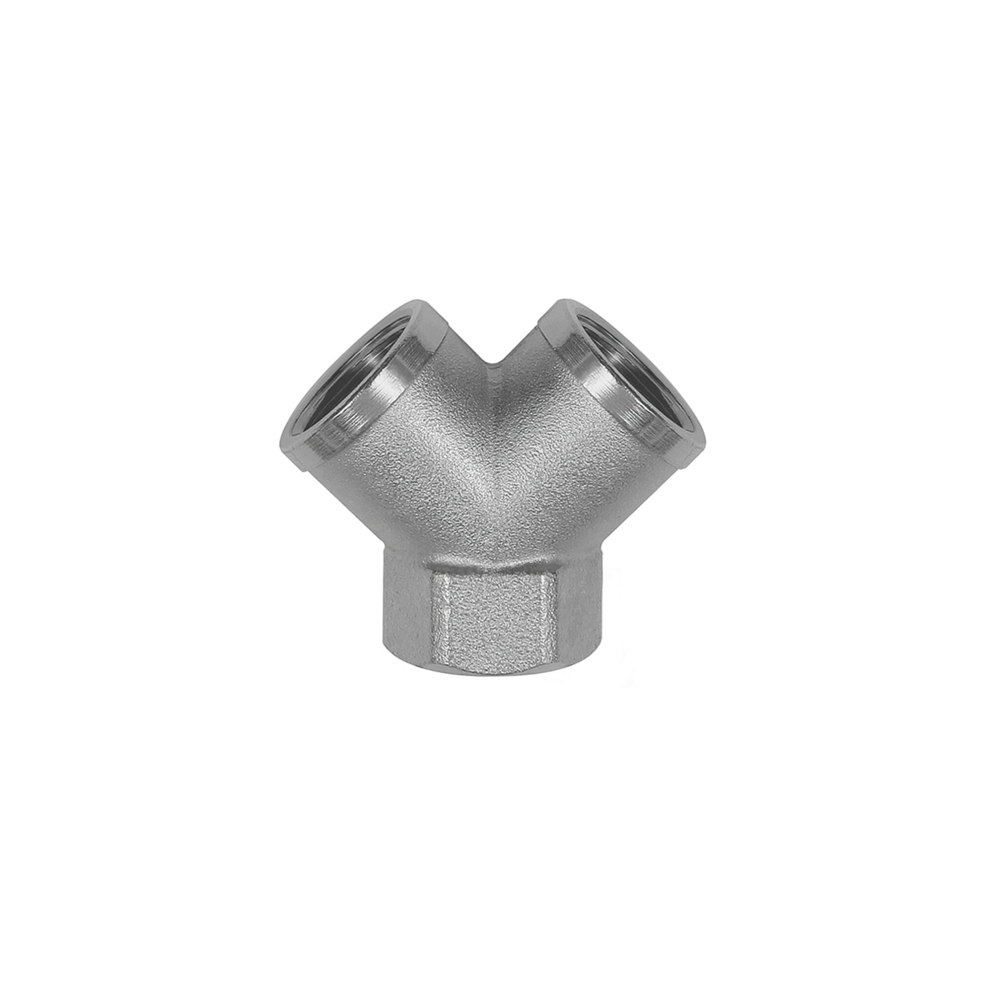 Riegler Verteiler, 2fach, G 1/2 IG, Abgänge 2 x G 1/2 IG, Messing vern.