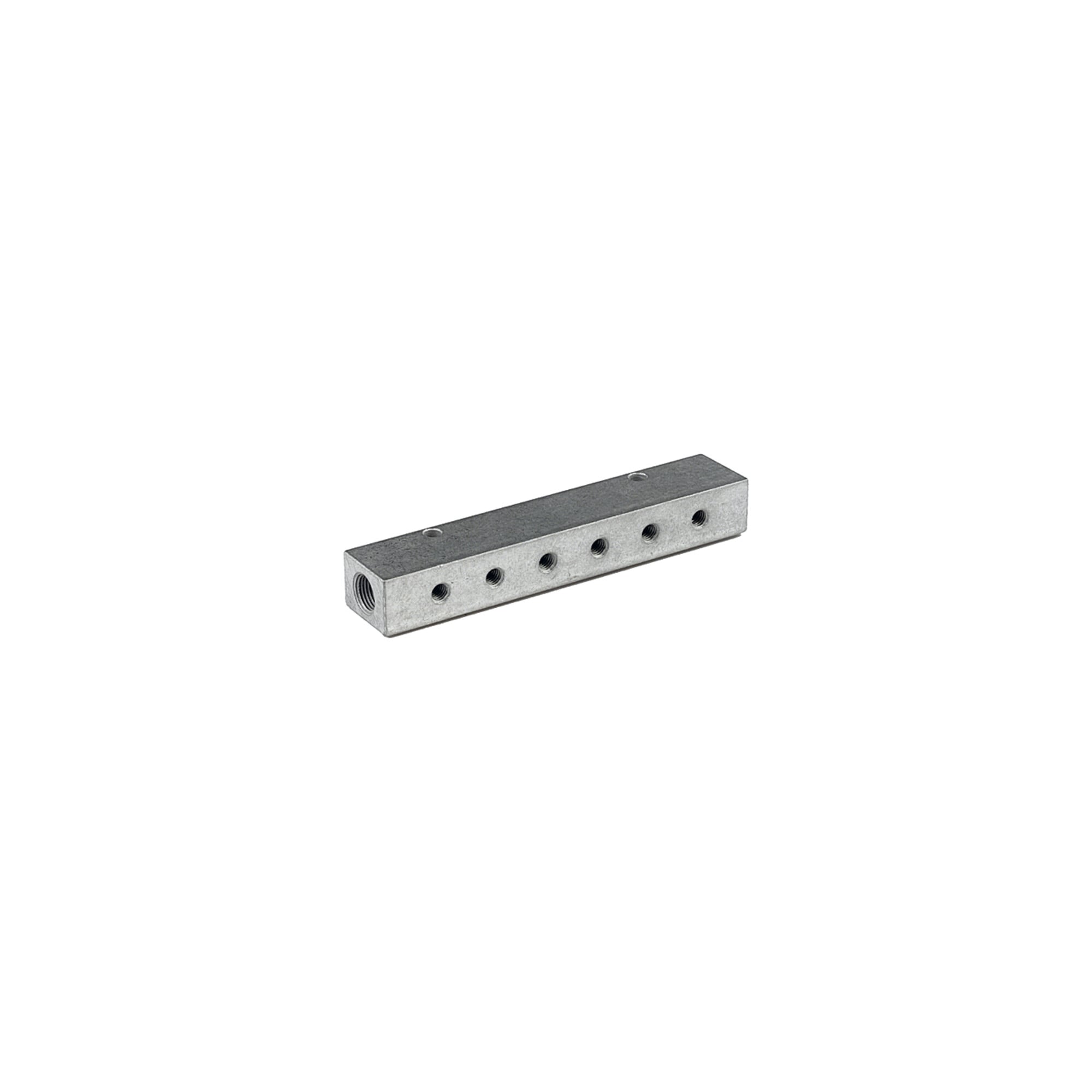 Riegler Verteilerleiste, Abgänge einseitig, Eingang 2x3/8, Ausgang 6x1/4