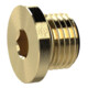 Riegler Vis de fermeture, hexagone intérieur et collet, G 1/8, SW 5, MS