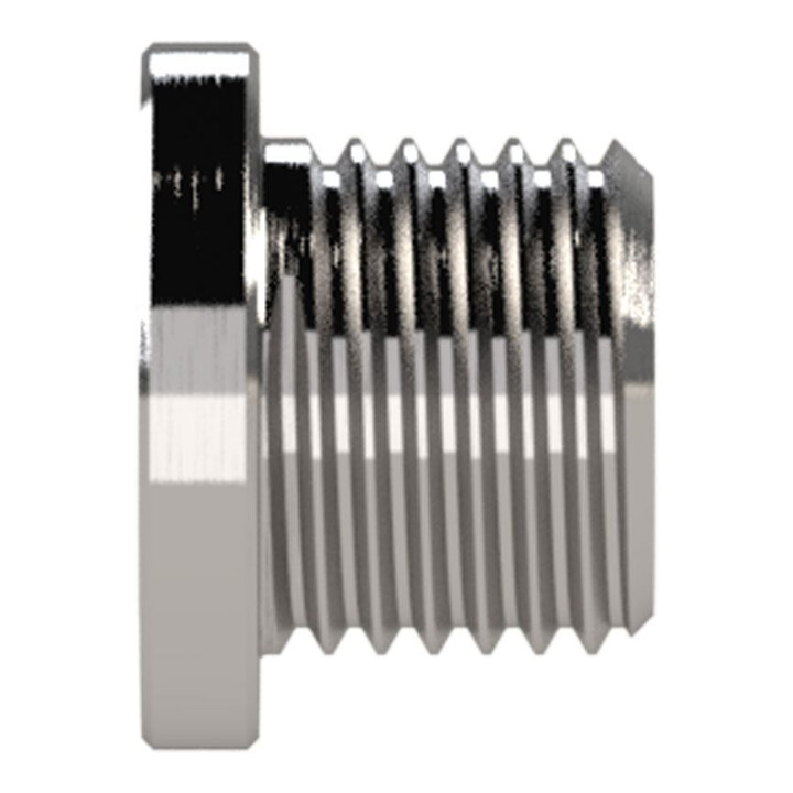 Riegler Vis de fermeture, six pans creux, collerette, G 3/8, SW 8, ES 1.4571