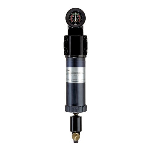 Riegler Vorfilter mit Differenzdruckmanometer, 3 µm, G 1 1/2