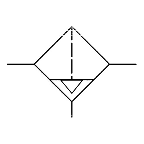 Riegler Vorfilter mit Differenzdruckmanometer, 3 µm, G 1 1/2