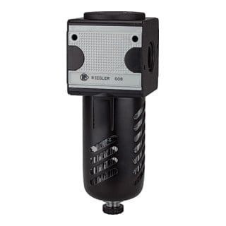 Riegler Vorfilter »multifix« PC-Behälter, Schutzkorb, 0,3 µm, BG 3, G 1/2