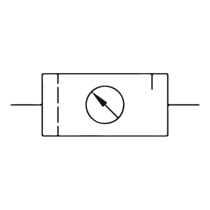 Riegler Wartungseinheit 2-tlg. »FUTURA«, MBeh., BG4, G 3/4, 0,1-2 bar, VA