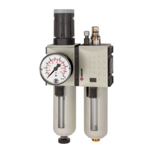 Riegler Wartungseinheit 2-tlg. »FUTURA «, PC, BG 1, G 3/8, 0,5-16 bar, HA