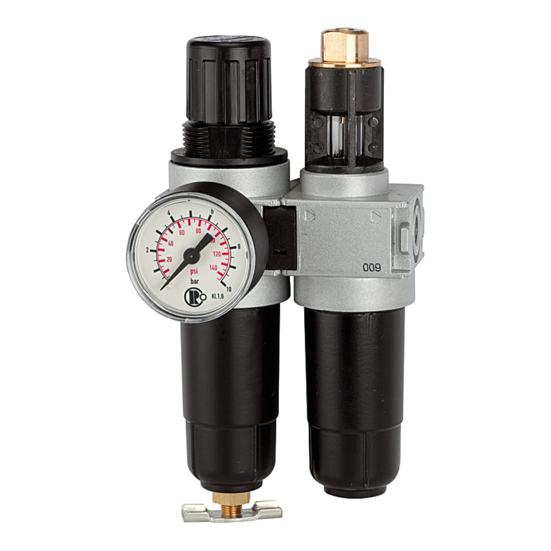 Riegler Wartungseinheit 2-tlg. »multifix-mini «, mit Metallbehälter, G 1/4