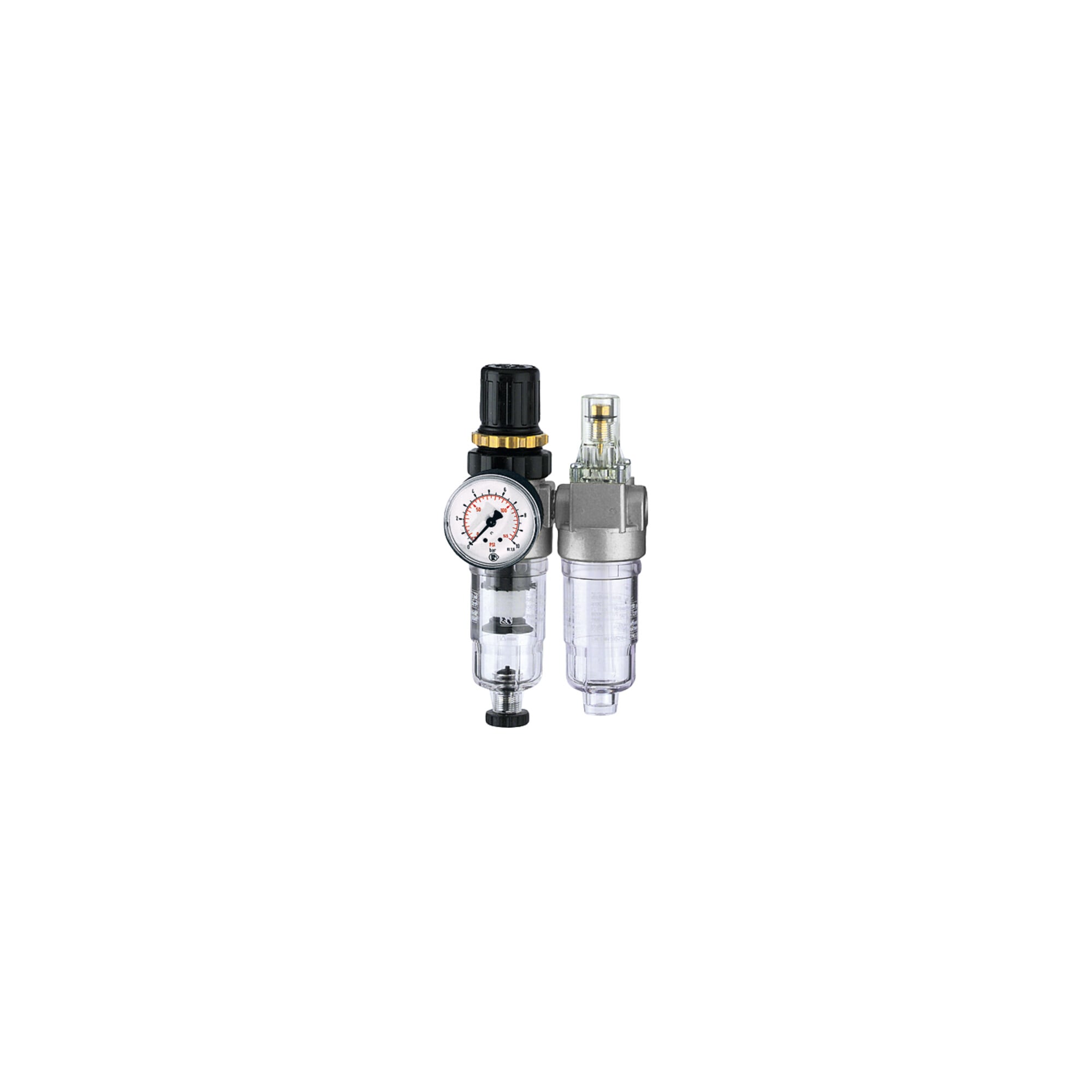 Riegler Wartungseinheit 2-tlg. »Standard-mini«, PC-Behälter, BG 0, G 1/8