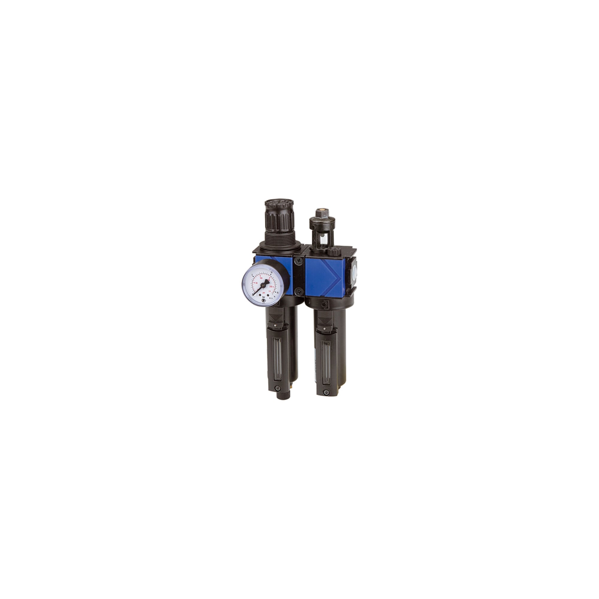 Riegler Wartungseinheit 2-tlg. »variobloc«, Metallbehälter, BG 1, G 3/8