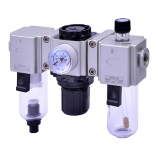 Riegler Wartungseinheit 3-tlg. »GA-mini«, PC, BG 200, G1/4, 1,5-9 bar, HA