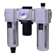 Riegler Wartungseinheit 3-tlg. »GA«, PC-Beh., BG 400, G1/2, 1,5-9 bar, VA-1
