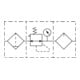 Riegler Wartungseinheit 3-tlg. »GA«, PC-Beh., BG 400, G1/2, 1,5-9 bar, VA