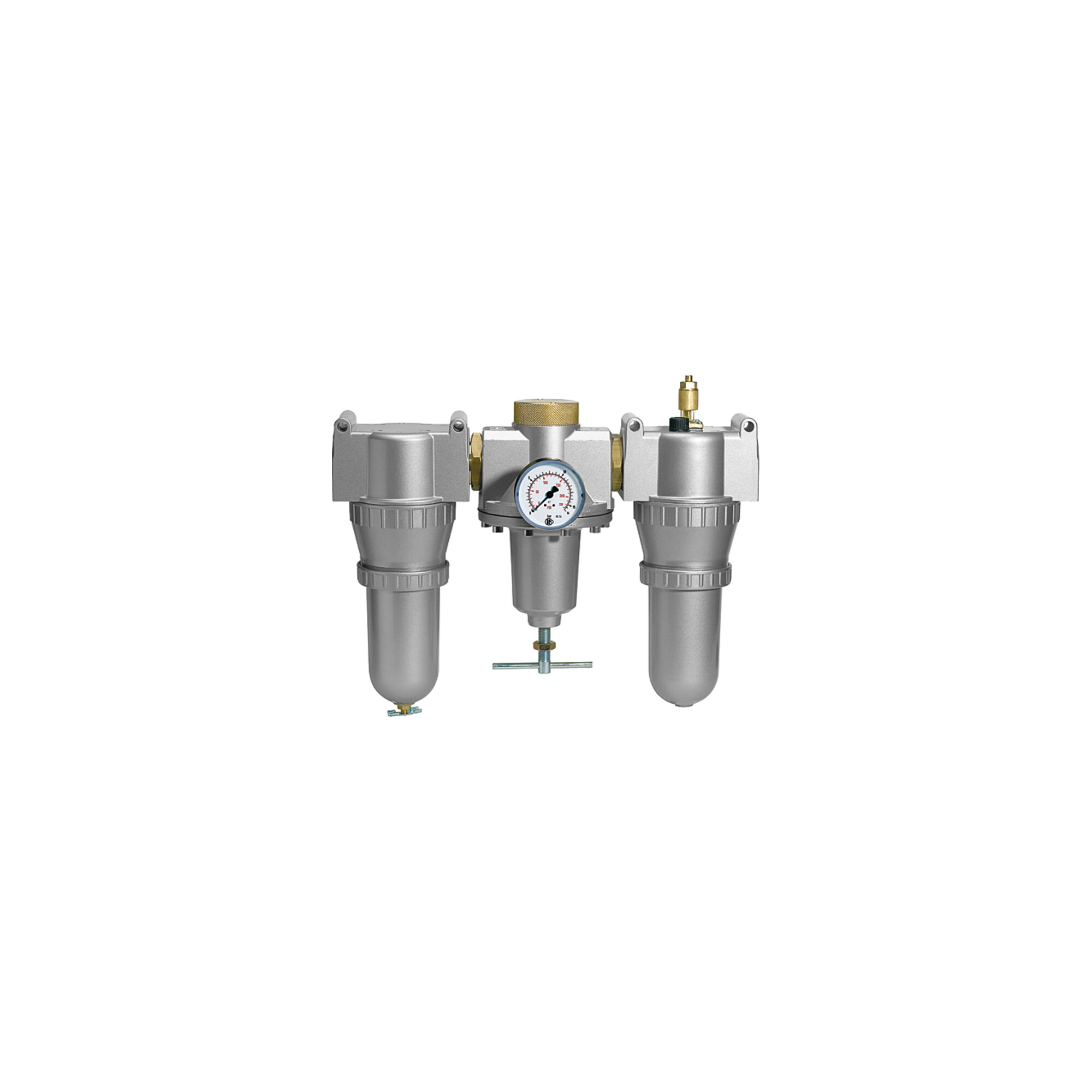 Riegler Wartungseinheit 3-tlg. »Standard«, Metallbehälter, BG 4, G 1 1/2