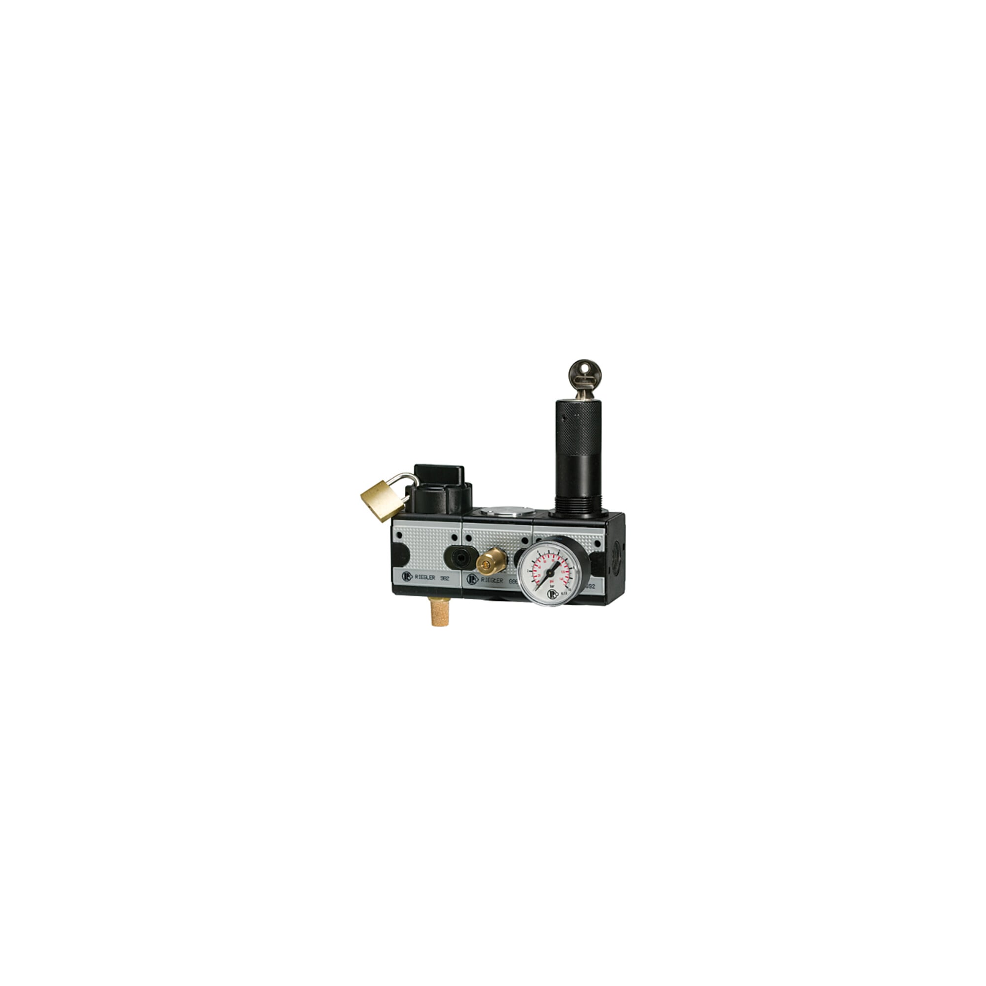 Riegler Wartungsstation SAFETY »multifix«, KH-AV-DR, BG3, G 1/2, 2-10 bar