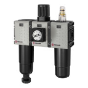 Riegler WE 3 pcs »FUTURA-mini«, boîtier métal, manomètre compact, G 1/4, 0,5-8, HA-1