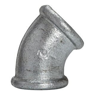 Riegler Winkel 120, 45°, IG/IG, Rp 2 1/2, schwarzer Temperguss feuerverz.