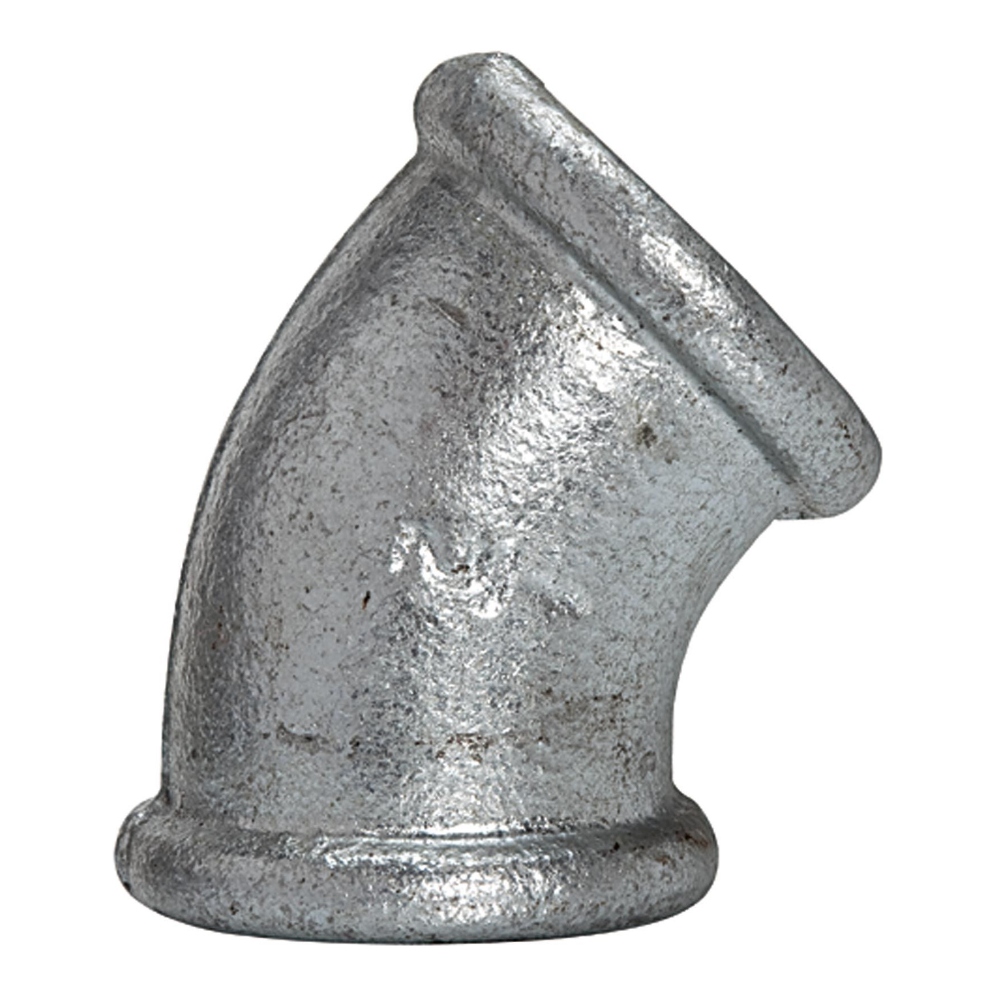Riegler Winkel 120, 45°, IG/IG, Rp 2 1/2, schwarzer Temperguss feuerverz.