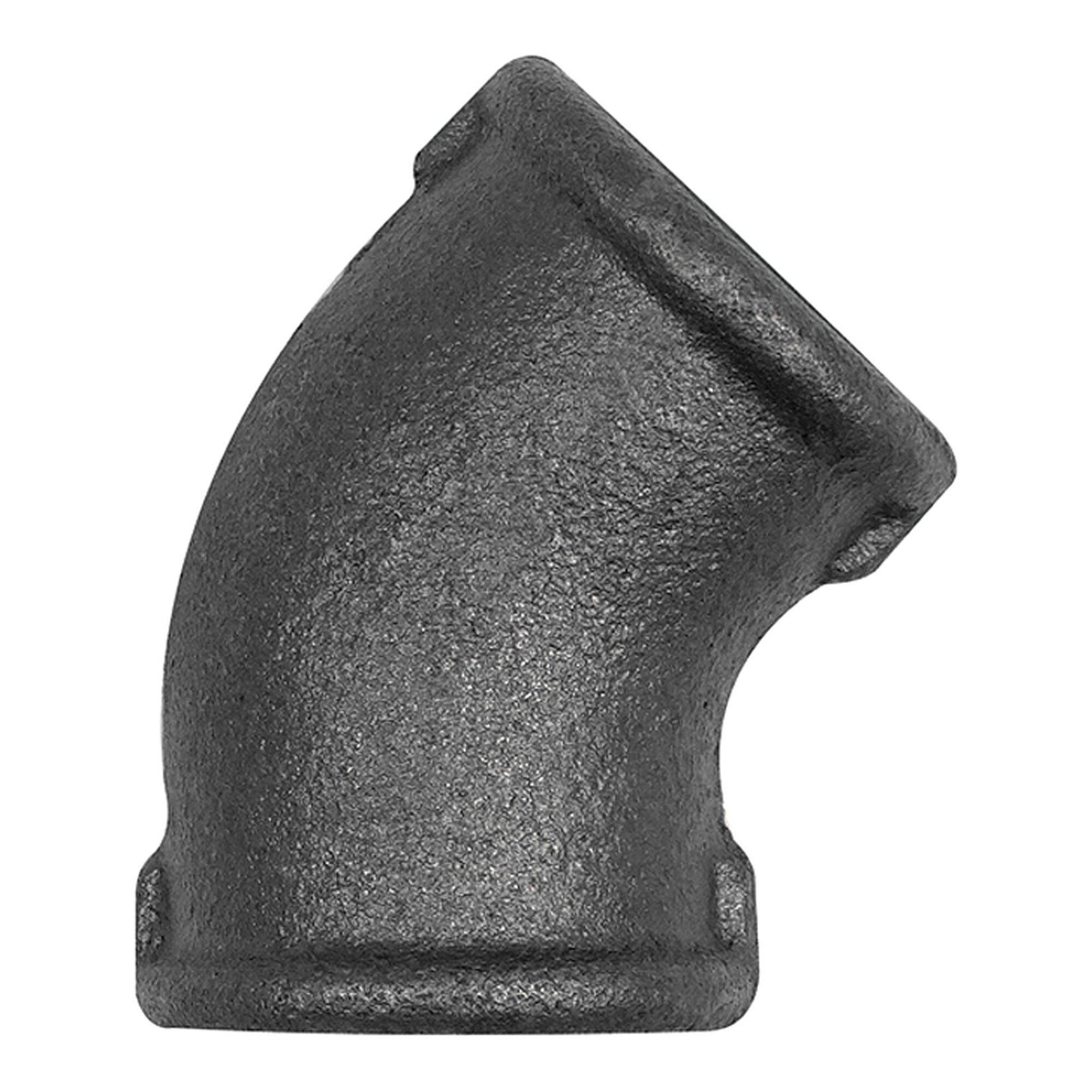 Riegler Winkel 120, 45°, Rp 1 1/2 i., Rp 1 1/2 i., Temperguss schwarz