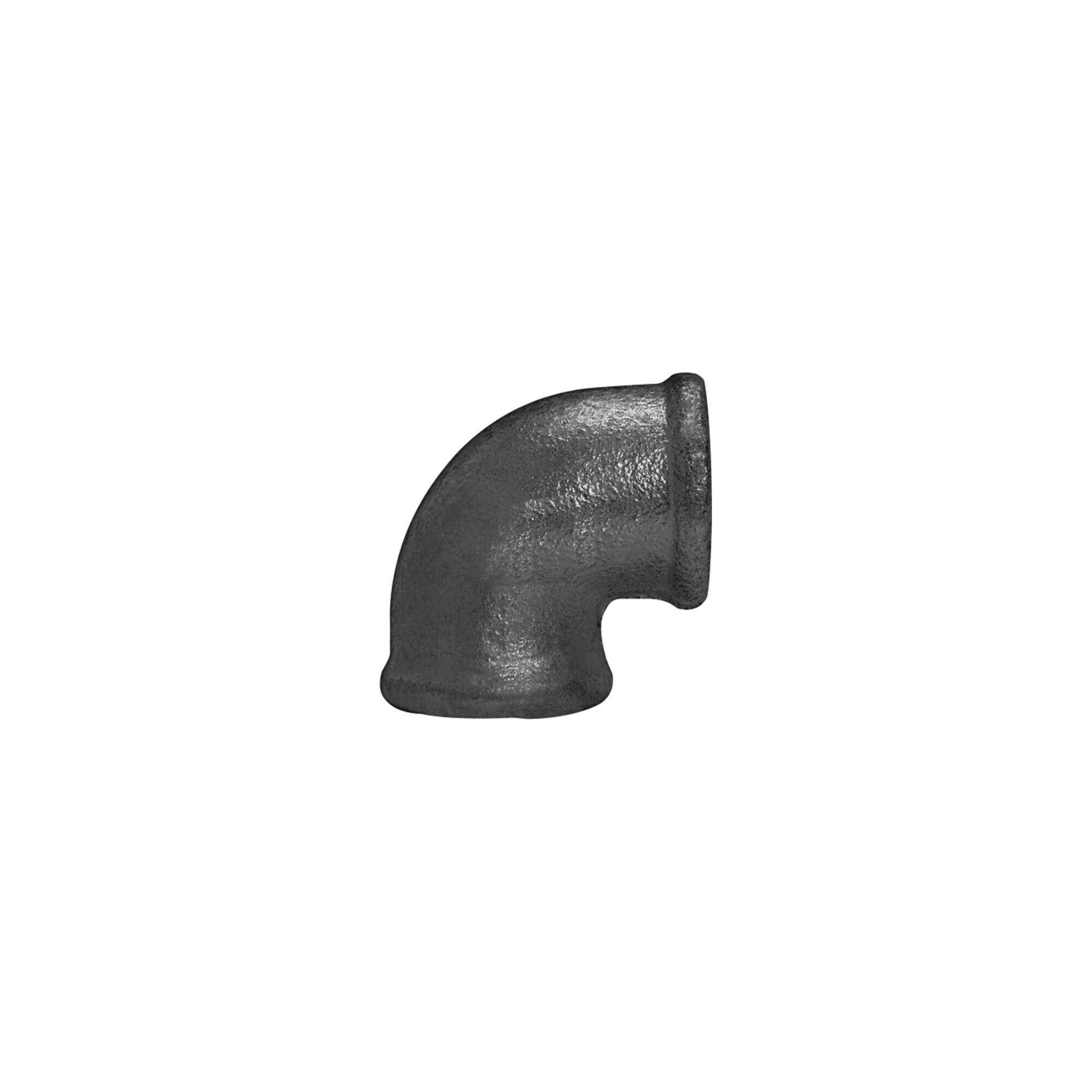 Riegler Winkel 90, 90°, Rp 1 1/4 i., Rp 1 1/4 i., Temperguss schwarz