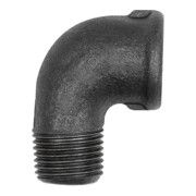 Riegler Winkel 92, 90°, Rp 2 i., R 2 a., Temperguss schwarz-1