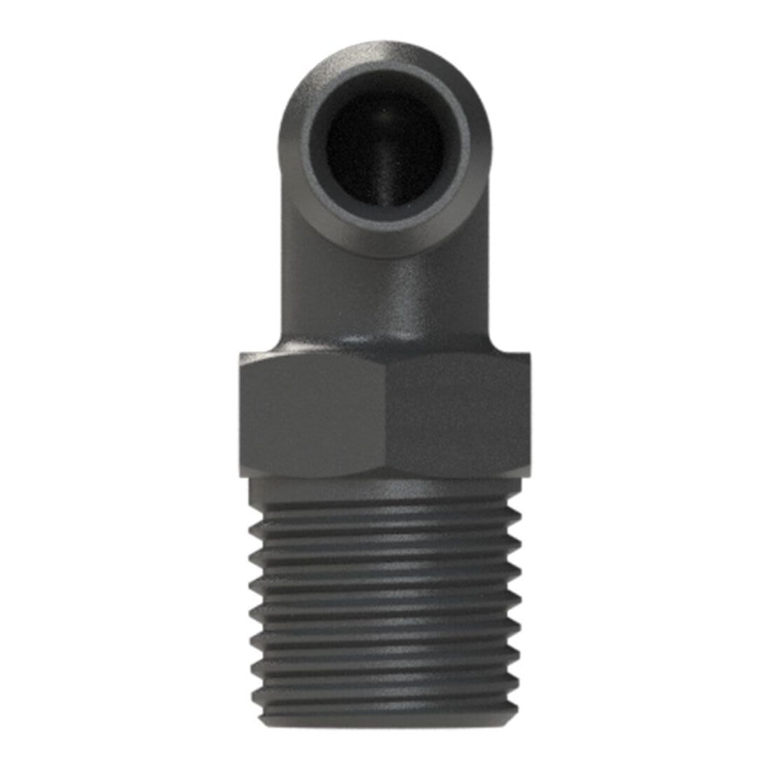 Riegler Winkel-Einschraubstutzen, R 1/4 a., für Schlauch LW 10 mm, PA 6