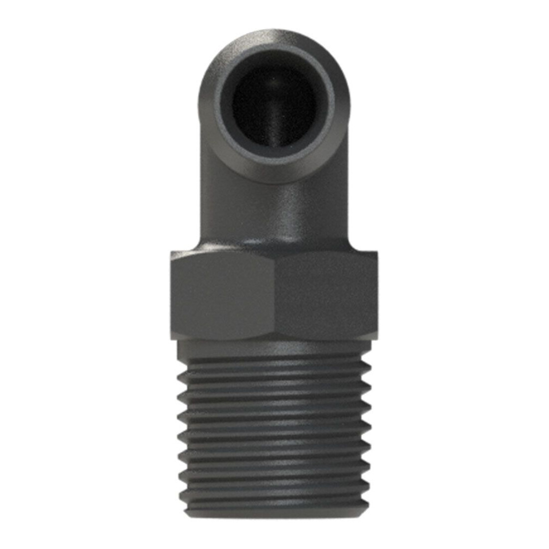 Riegler Winkel-Einschraubstutzen, R 1/4 a., für Schlauch LW 6 mm, PA 6