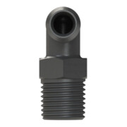 Riegler Winkel-Einschraubstutzen, R 1/4 a., für Schlauch LW 8 mm, PA 6-2