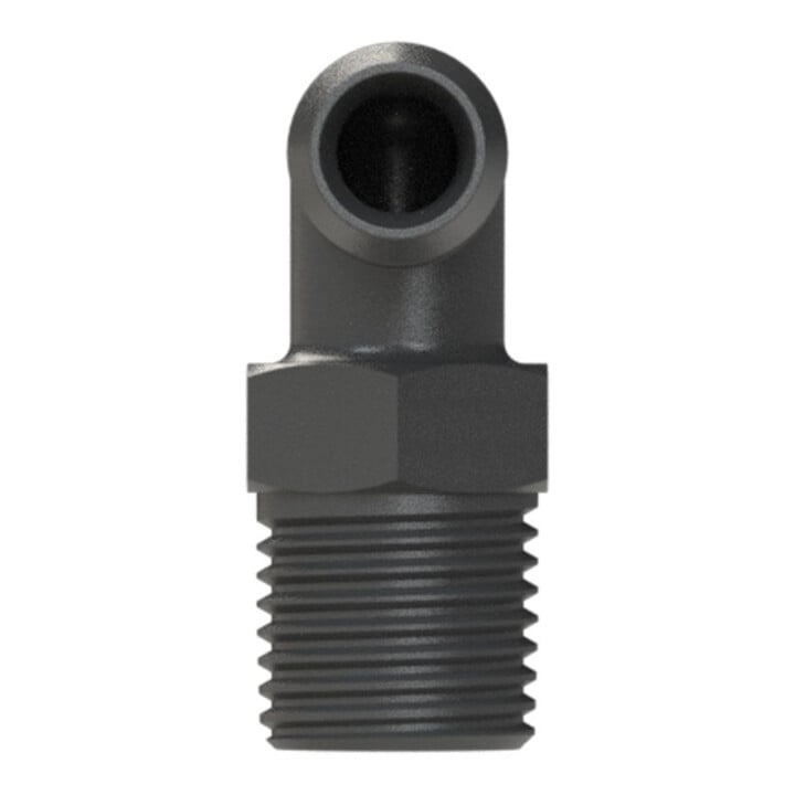 Riegler Winkel-Einschraubstutzen, R 1/8 a., für Schlauch LW 6 mm, PA 6