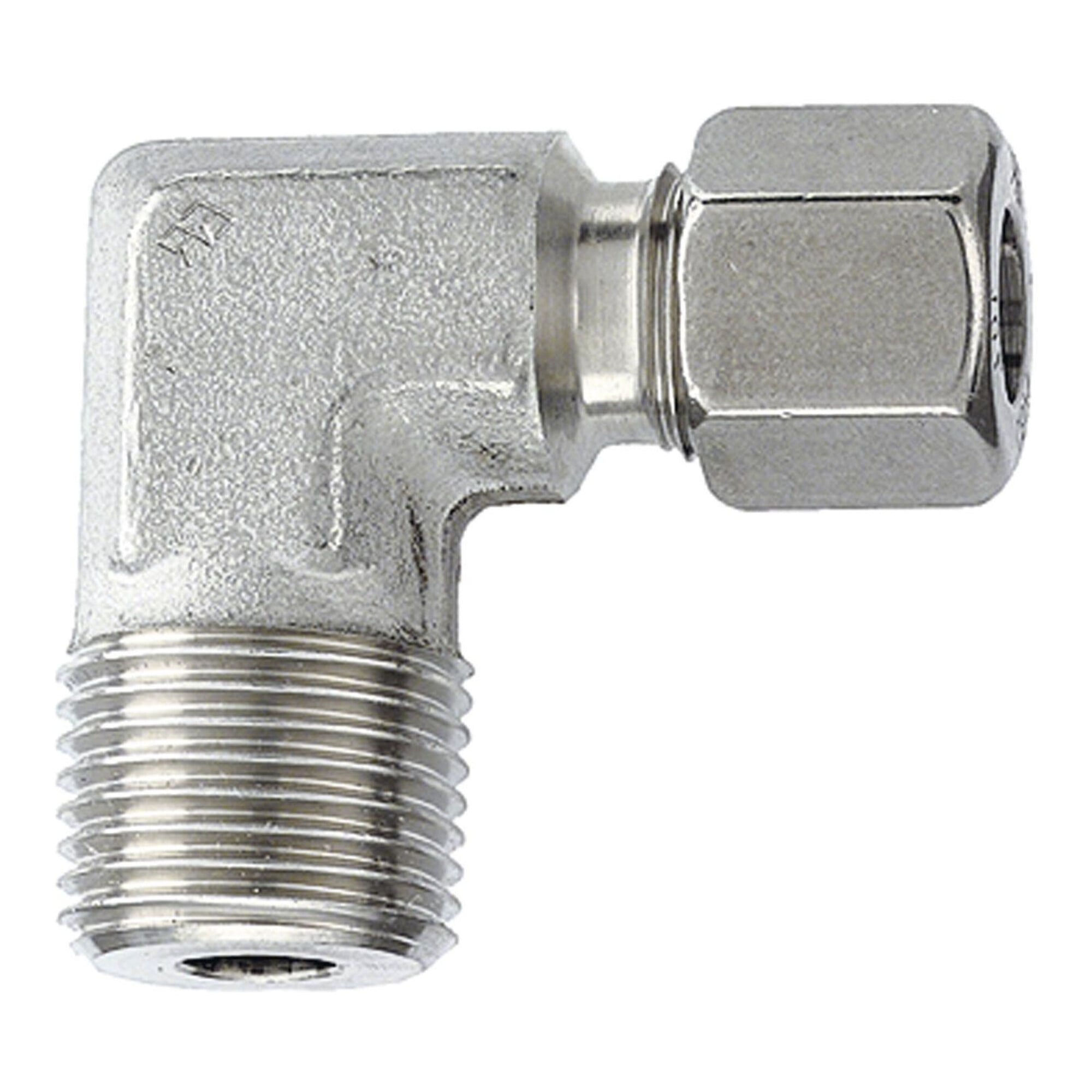 Riegler Winkel-Einschraubverschr. R 1/2 a., Rohr-Ã ̃ 15, ES 1.4571, 315bar