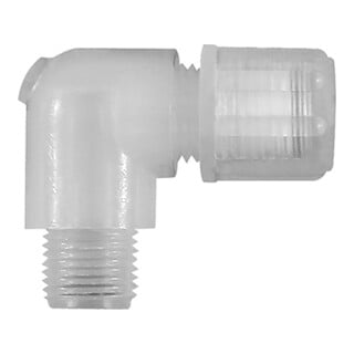 Riegler Winkel-Einschraubverschraubung G 1/2 a., f Schlauch 8/10 mm, PFA