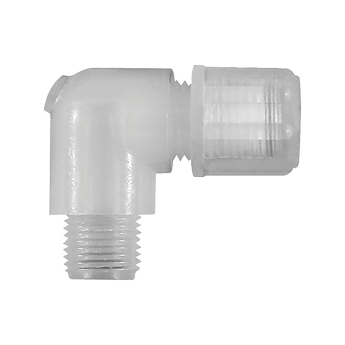 Riegler Winkel-Einschraubverschraubung G 1/2 a., für Schlauch 4/6 mm, PFA