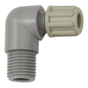 Riegler Winkel-Einschraubverschraubung G 1/4 a., für Schlauch 8/10 mm, PA-1