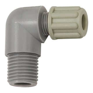 Riegler Winkel-Einschraubverschraubung G 1/8 a., für Schlauch 4/6 mm, PA