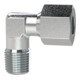 Riegler Winkel-Einschraubverschraubung, NPT 3/8 a., Rohr-Ã˜12, Stahl verz., WEV3812LSTNPT