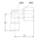 Riegler Winkel-Einschraubverschraubung, R 1/2 a., Rohr-Ã˜ 10, Stahl verz.