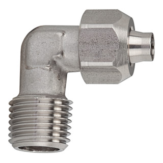 Riegler Winkel-Einschraubverschraubung, R 1/8 a., Schlauch 8/6, ES 1.4404