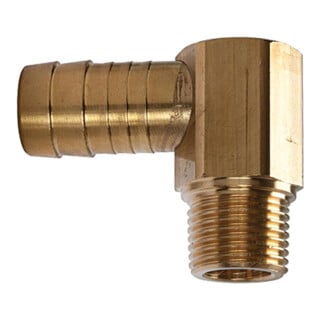 Riegler Winkel-Gewindetülle 90°, M8x0,75 AG keg., Schlauchanschluss 9 mm