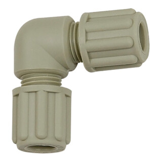Riegler Winkel-Schlauchverbindung, für Schlauch 9/12 mm, PP