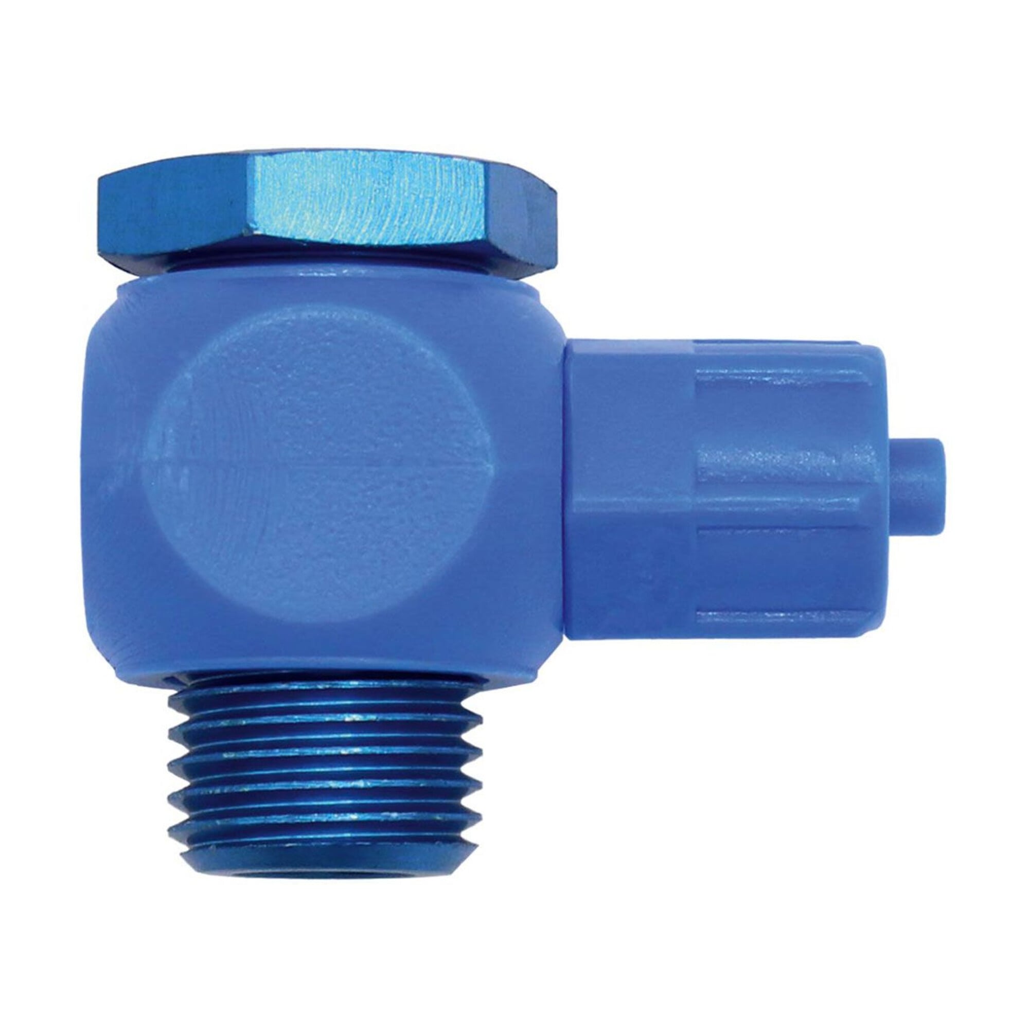 Riegler Winkel-Verschraubung, drehbar, G 1/8, für Schlauch 6/4, POM