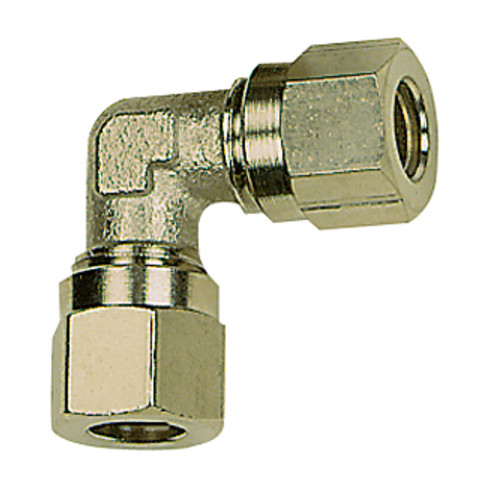 Riegler Winkel-Verschraubung, Rohr-Außen-Ø 15 mm, SW 17, SW1 27, MS vern.