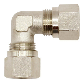 Riegler Winkel-Verschraubung, Rohr-Außen-Ã˜ 4 mm, SW 9, SW1 10, MS vern.