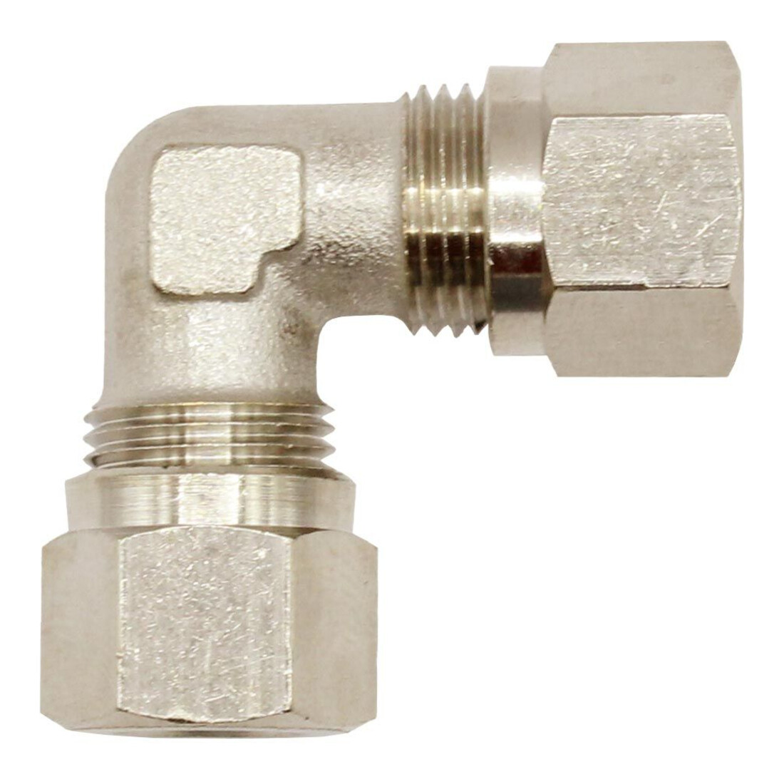 Riegler Winkel-Verschraubung, Rohr-Außen-Ø 4 mm, SW 9, SW1 10, MS vern.