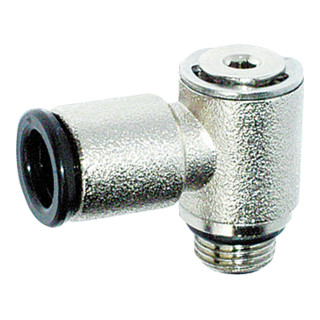 Riegler Winkelschwenkverschraubung »value line«, G 1/4 a., MS vern. Ã˜6mm