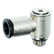 Riegler Winkelschwenkverschraubung  »value line «, G 1/8 a., MS vern. Ã˜8mm